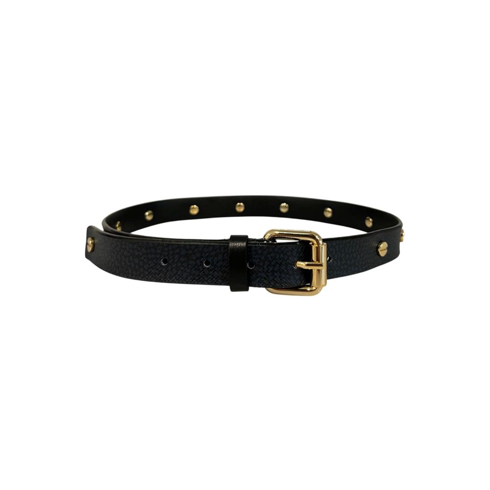 Borbonese Blue Polyvinyl Women's Belt | Regal Royce
