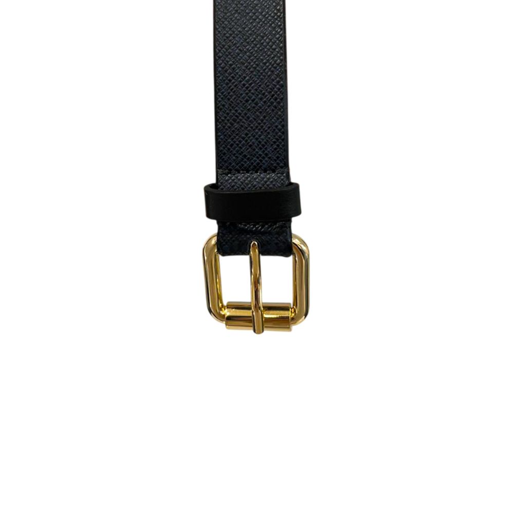 Borbonese Blue Polyvinyl Women's Belt | Regal Royce