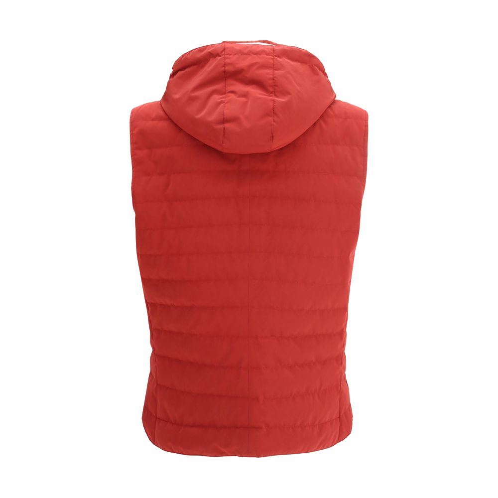 Brunello Cucinelli Multicolor Polyester Sleveless Jacket | Regal Royce