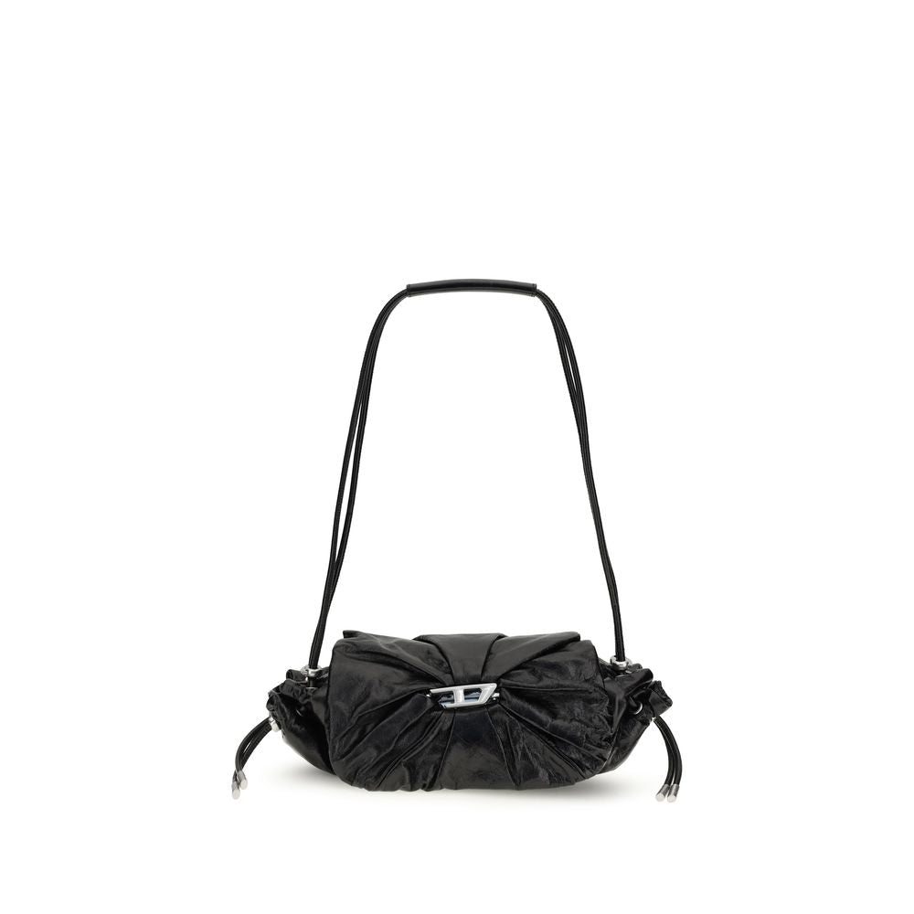 Diesel Black Calf Leather Bos Taurus Shoulder Bag | Regal Royce