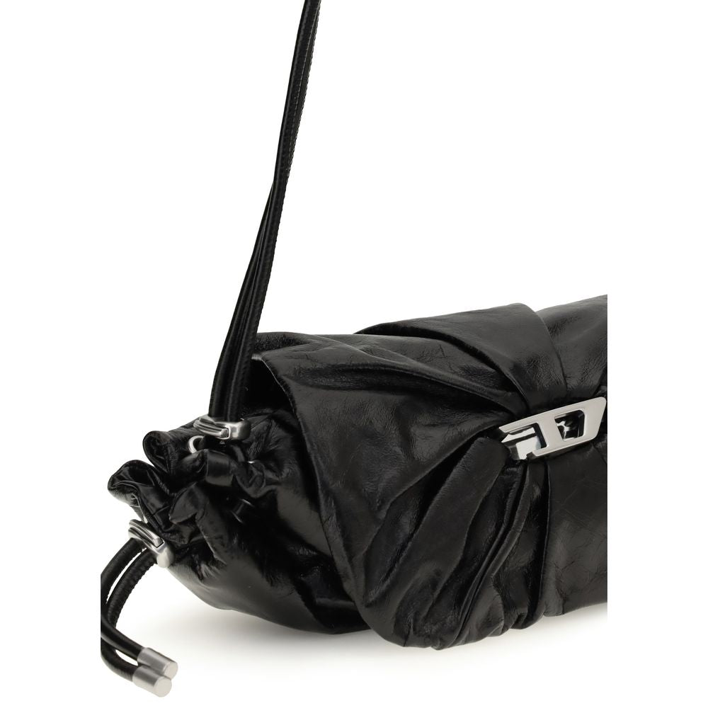 Diesel Black Calf Leather Bos Taurus Shoulder Bag | Regal Royce