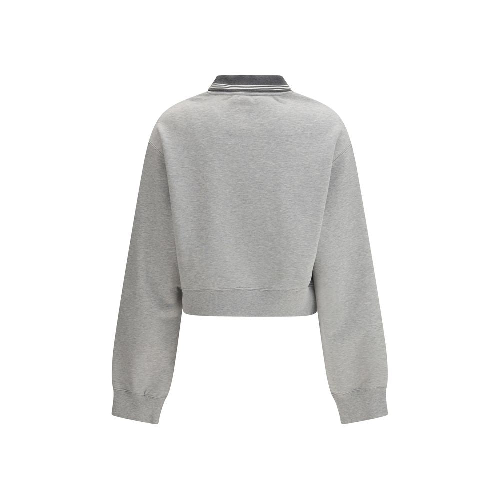 Miu Miu Gray Cotton Sweatshirt | Regal Royce