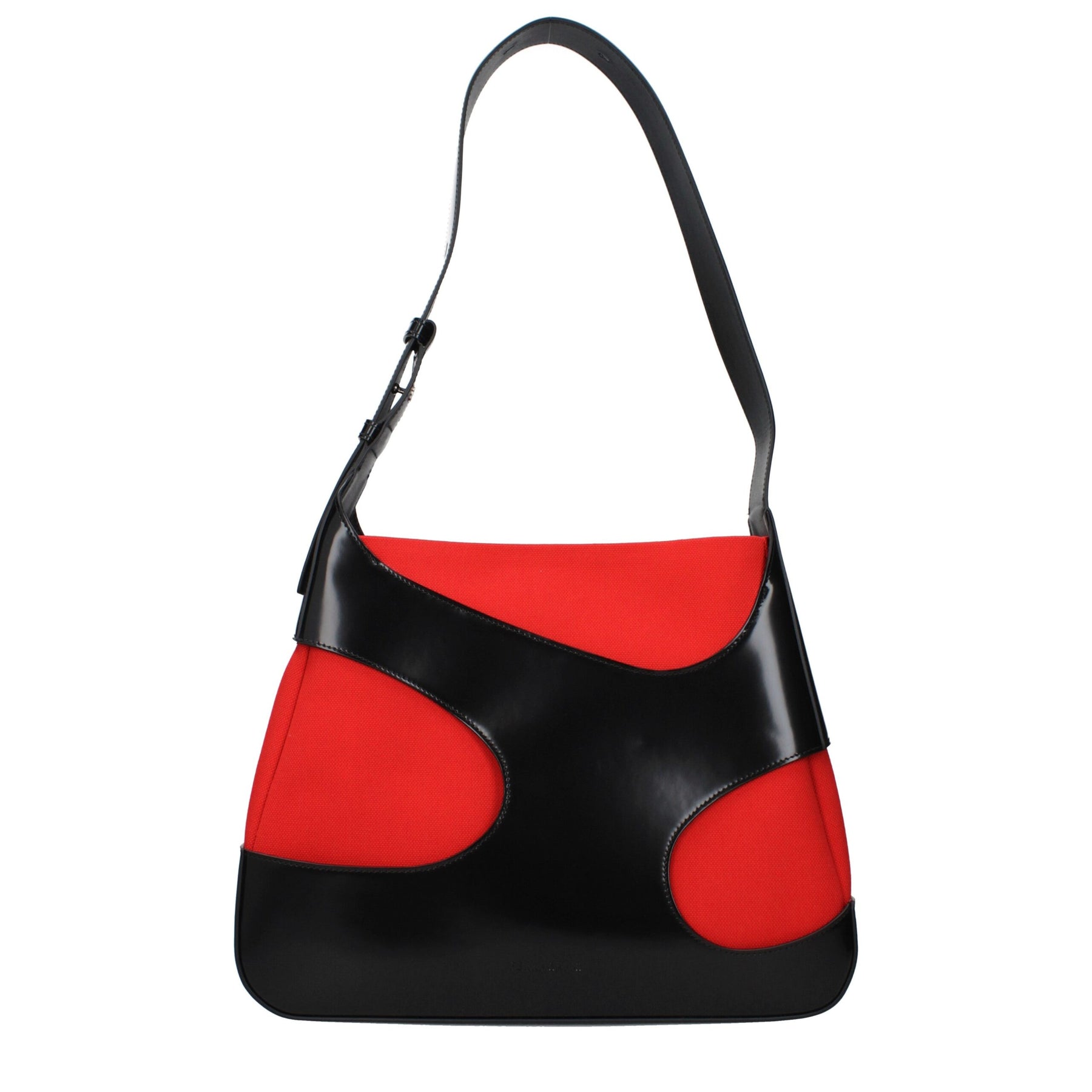 Salvatore Ferragamo Black Fabric Shoulder Bag | Regal Royce