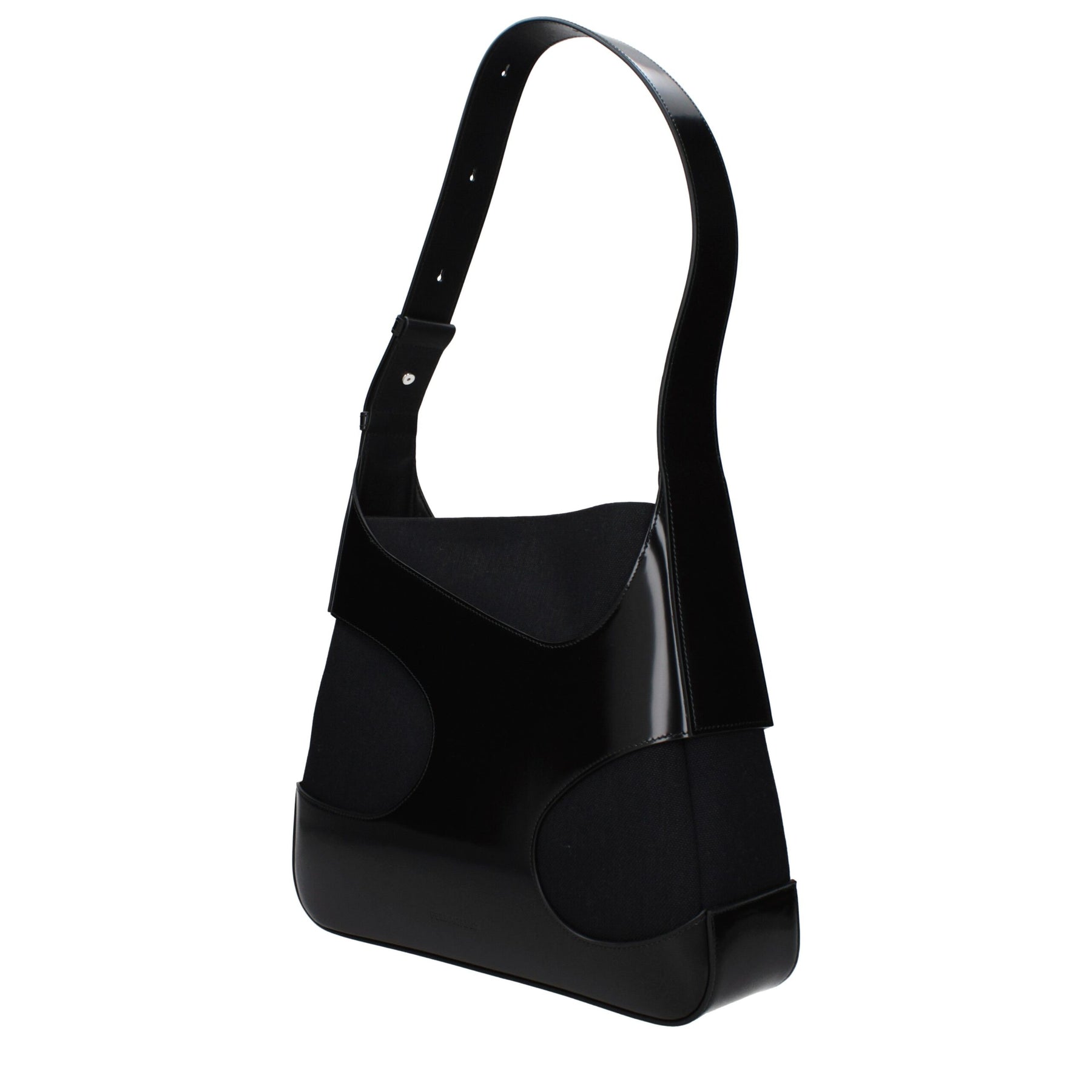 Salvatore Ferragamo Black Fabric Shoulder Bag | Regal Royce