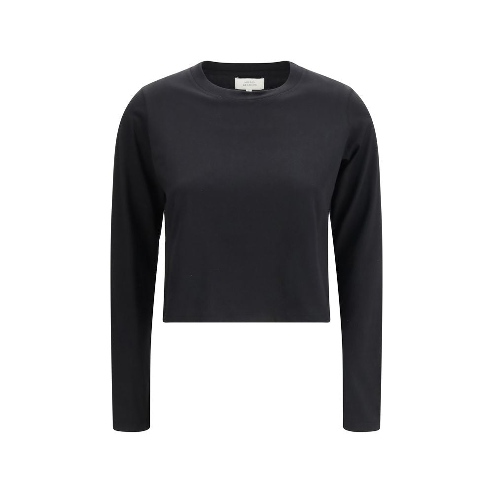 Loulou De Saison Black Cotton Long Sleeve T-Shirt | Regal Royce