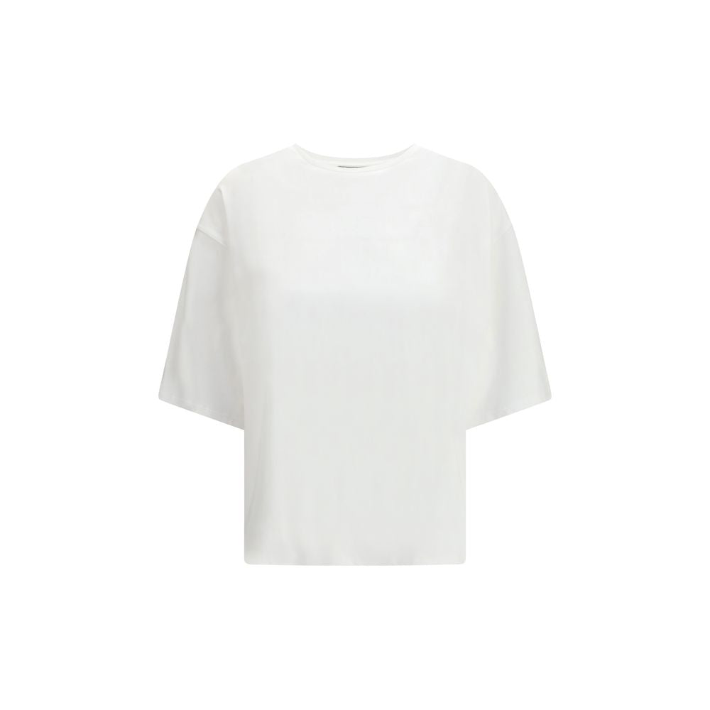 Loulou De Saison White Cotton T-Shirt | Regal Royce