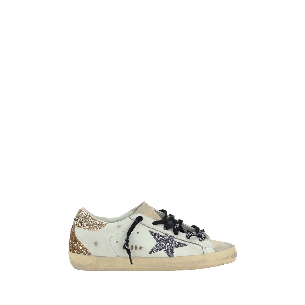 Golden Goose White Calf Leather Bos Taurus Low Top Sneakers | Regal Royce