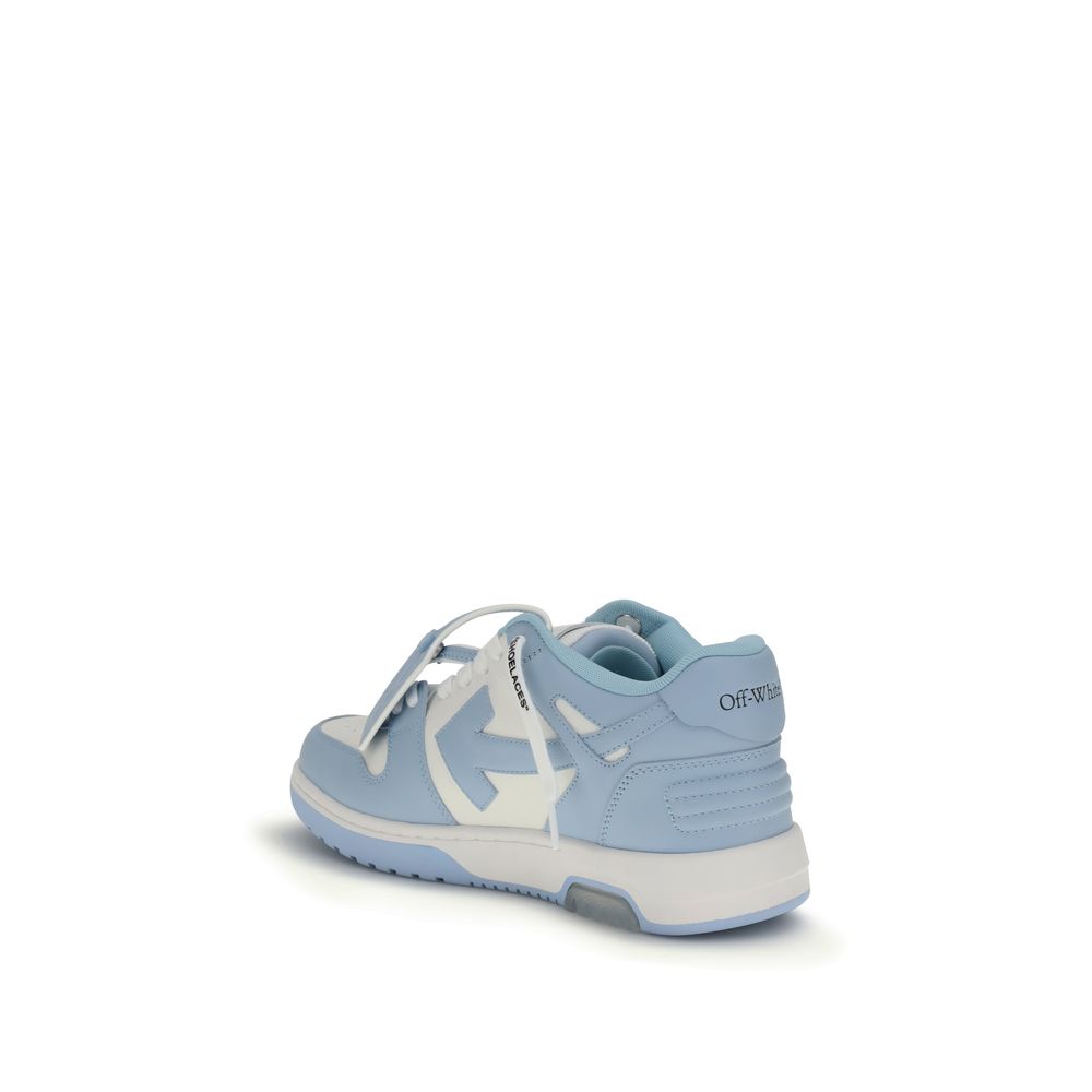 Off-White Light Blue Rubber Low Top Sneakers | Regal Royce