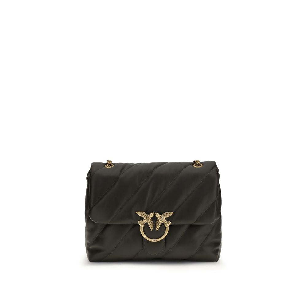 PINKO Bicolor Calf Leather Bos Taurus Shoulder Bag | Regal Royce