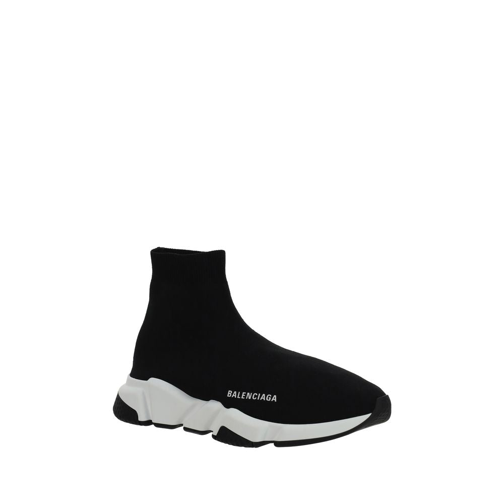 Balenciaga Black Elastane Athletic Sneakers | Regal Royce