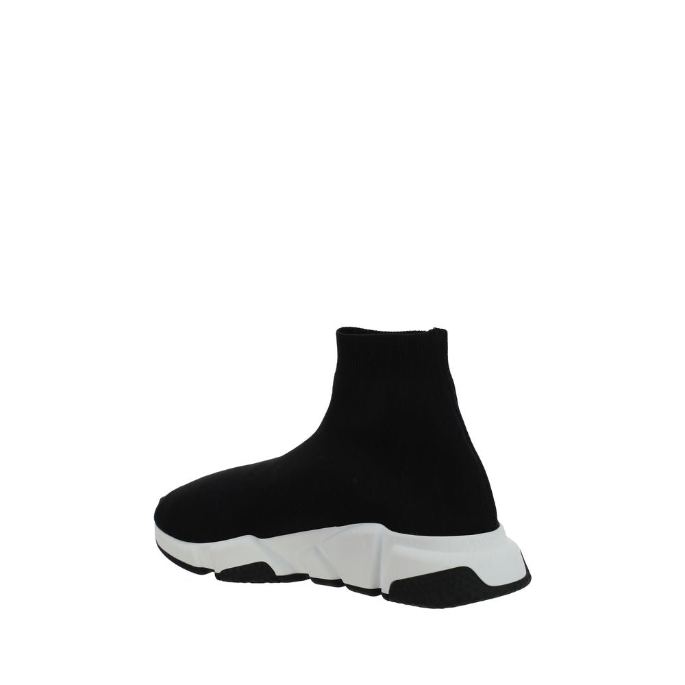 Balenciaga Black Elastane Athletic Sneakers | Regal Royce