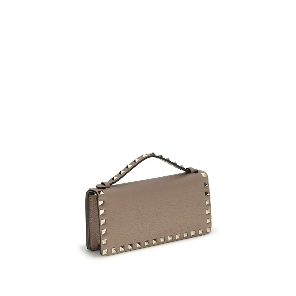 Valentino Garavani Beige Calf Leather Bos Taurus Wallet | Regal Royce