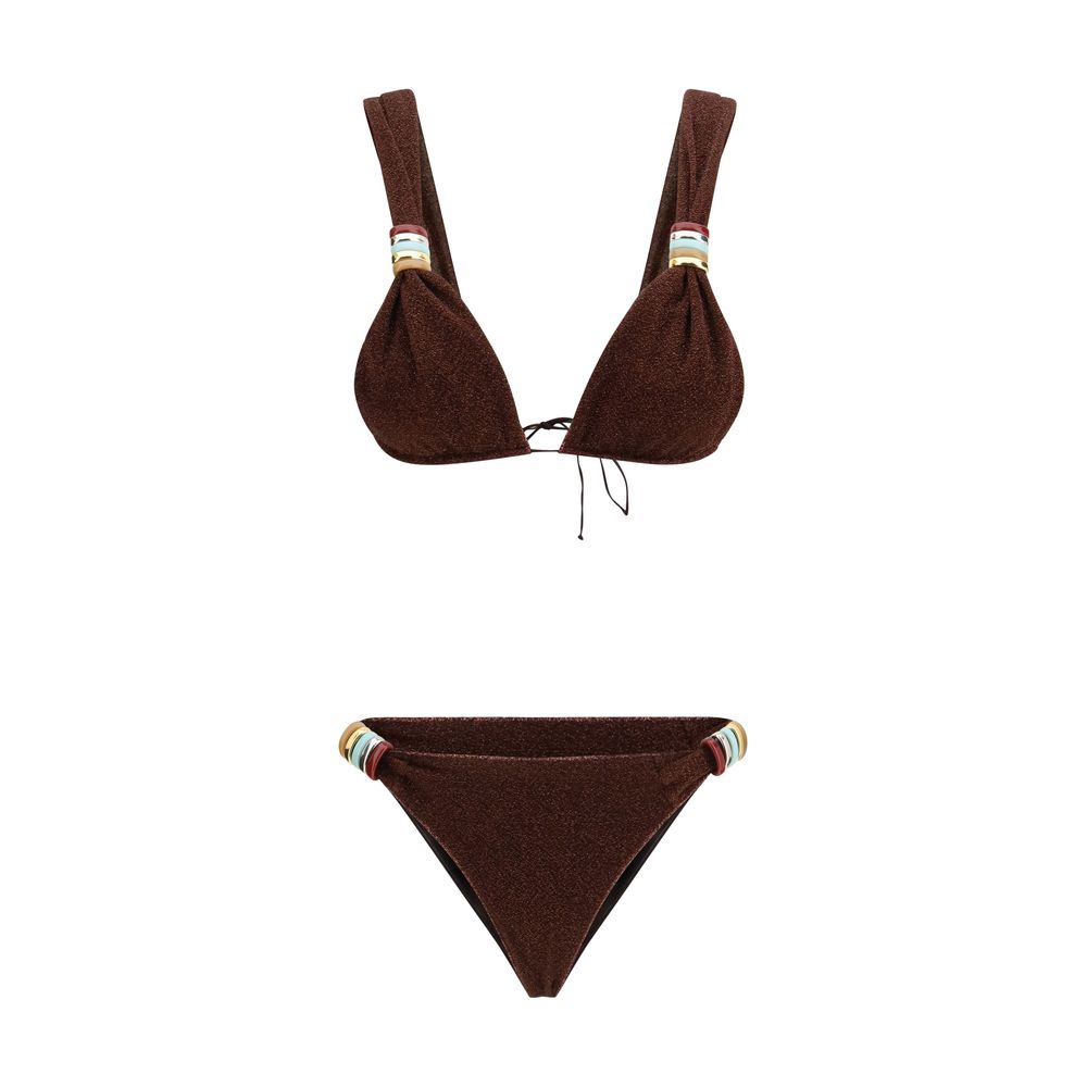 Oséree Brown Polyamide Bikini | Regal Royce