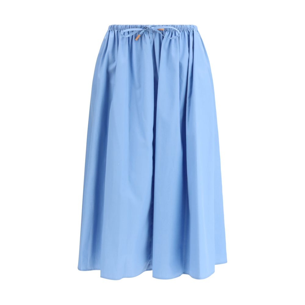 Marni Light Blue Cotton Midi Skirt | Regal Royce