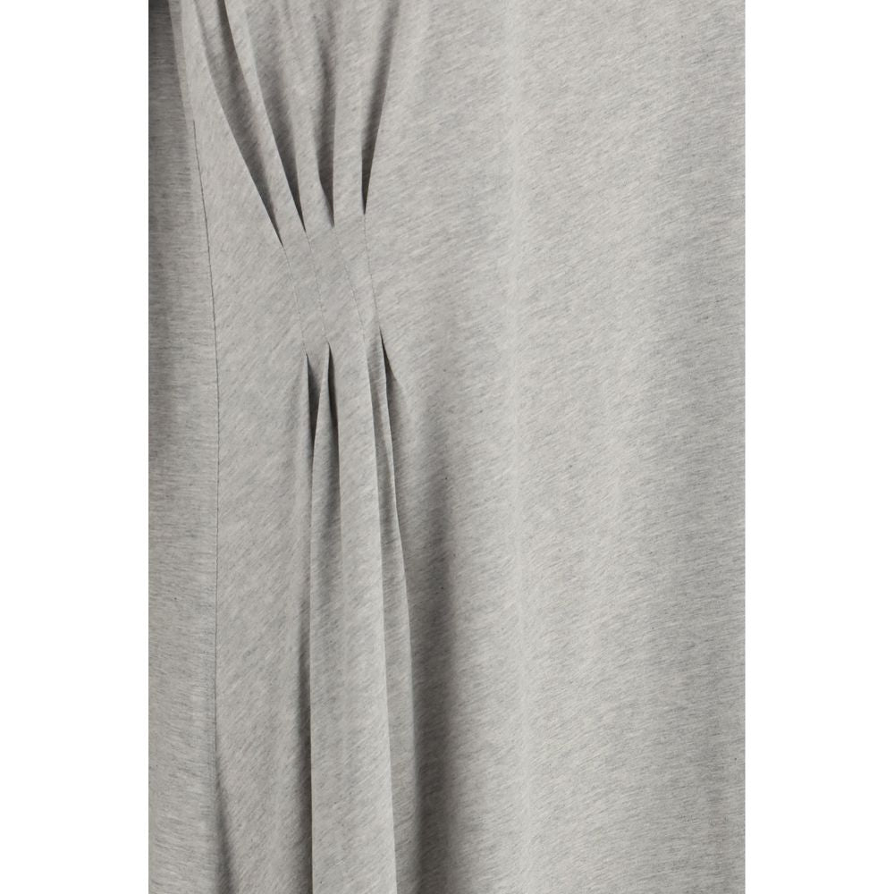 Loulou De Saison Gray Cotton Casual Dress | Regal Royce