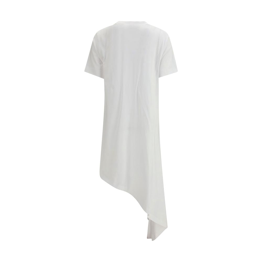 Loulou De Saison White Cotton Casual Dress | Regal Royce