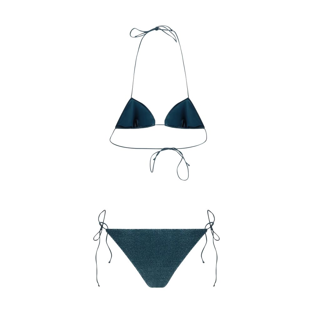Oséree Blue Elastane Bikini | Regal Royce