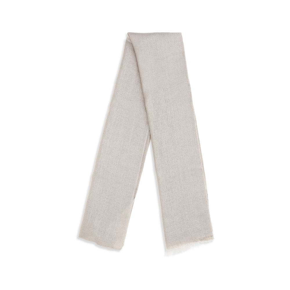Brunello Cucinelli Beige Cashmere Scarf | Regal Royce