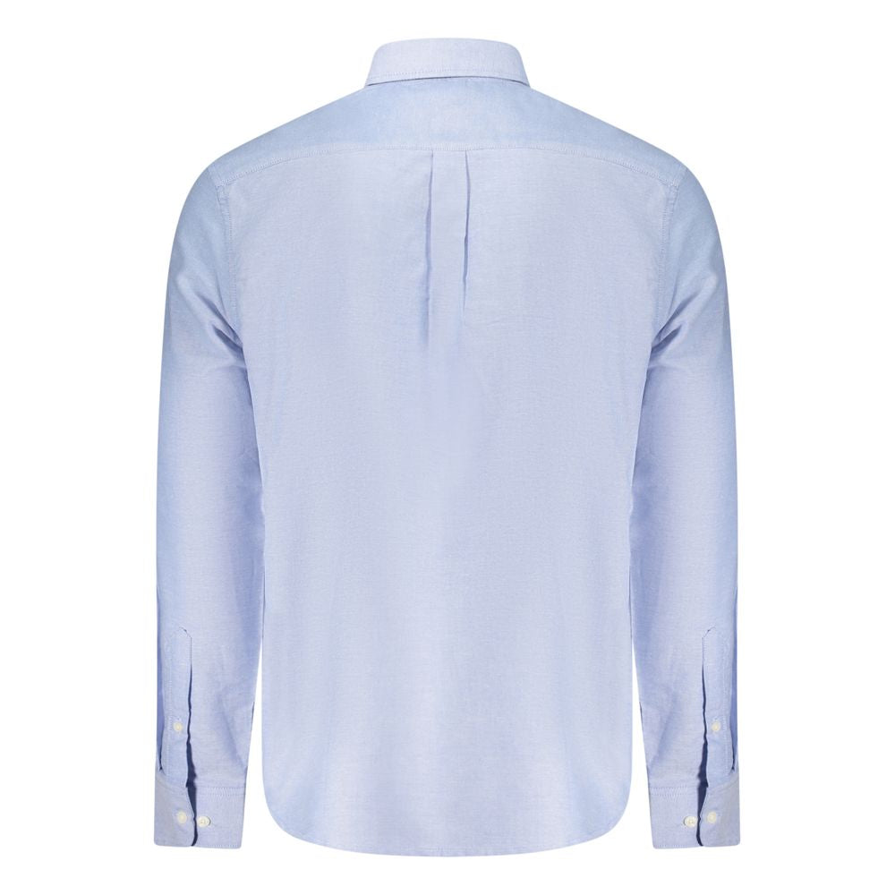 Norway 1963 Azzurro Cotton Men Shirt | Regal Royce