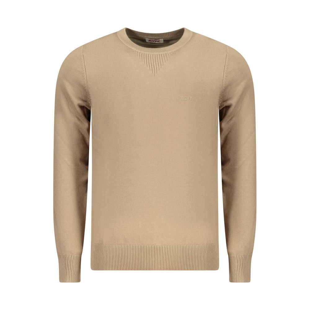 Rifle Beige Viscose Men Sweater | Regal Royce