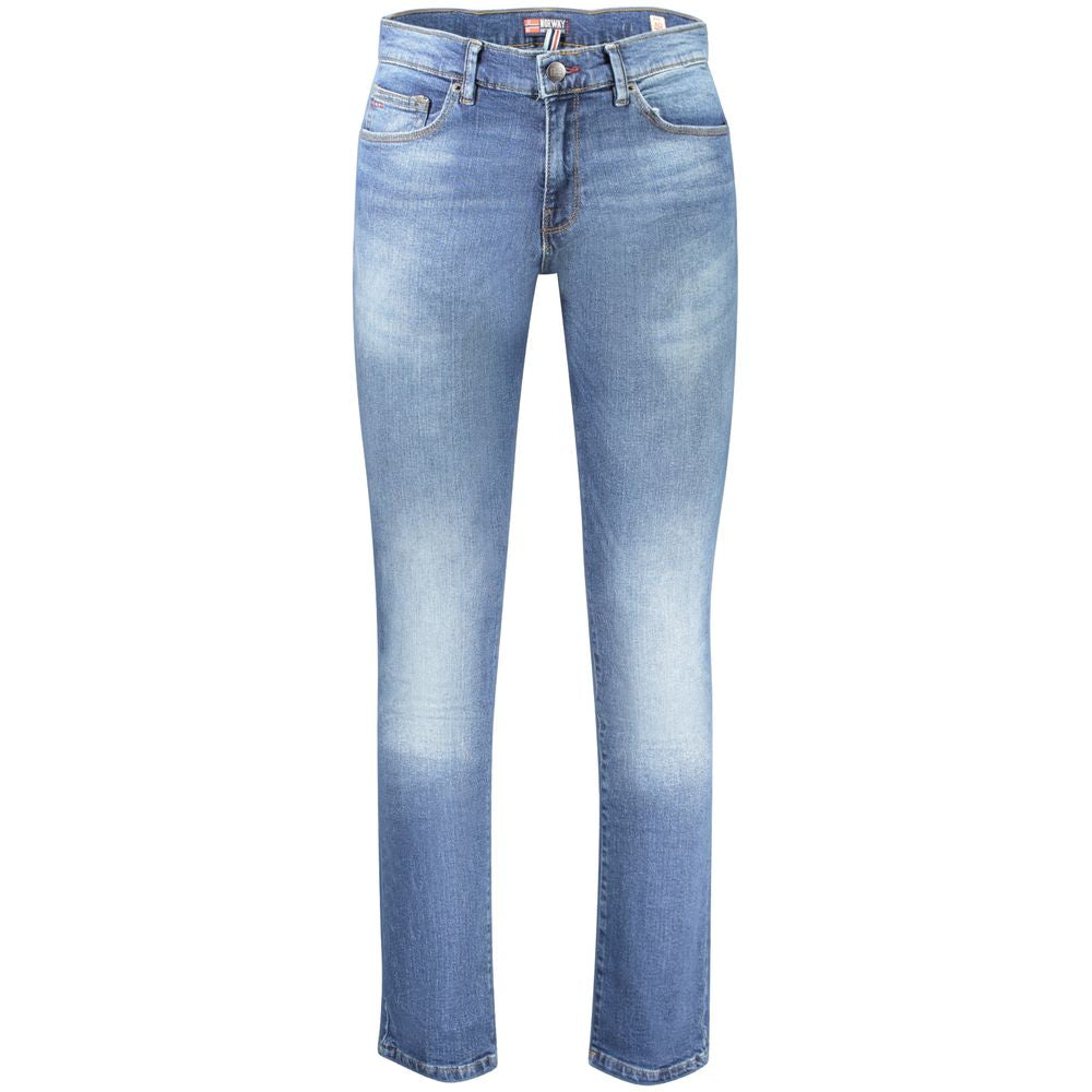 Norway 1963 Blu Cotton Men Jeans | Regal Royce