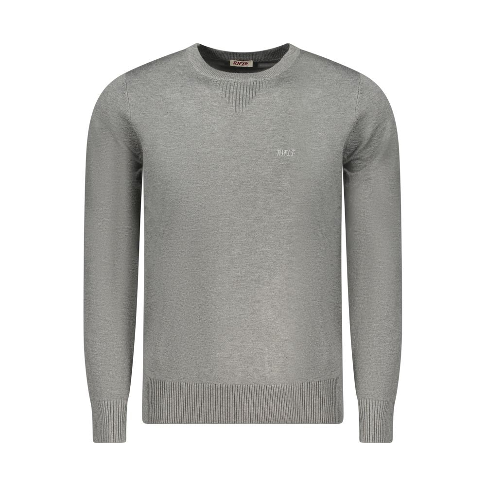Rifle Grigio Viscosa Men Sweater | Regal Royce