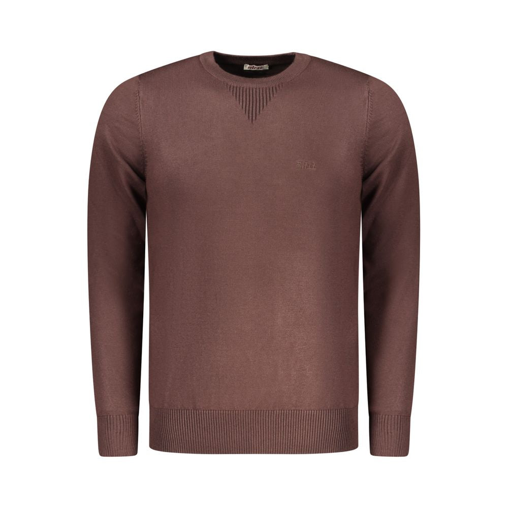 Rifle Marrone Viscosa Men Sweater | Regal Royce