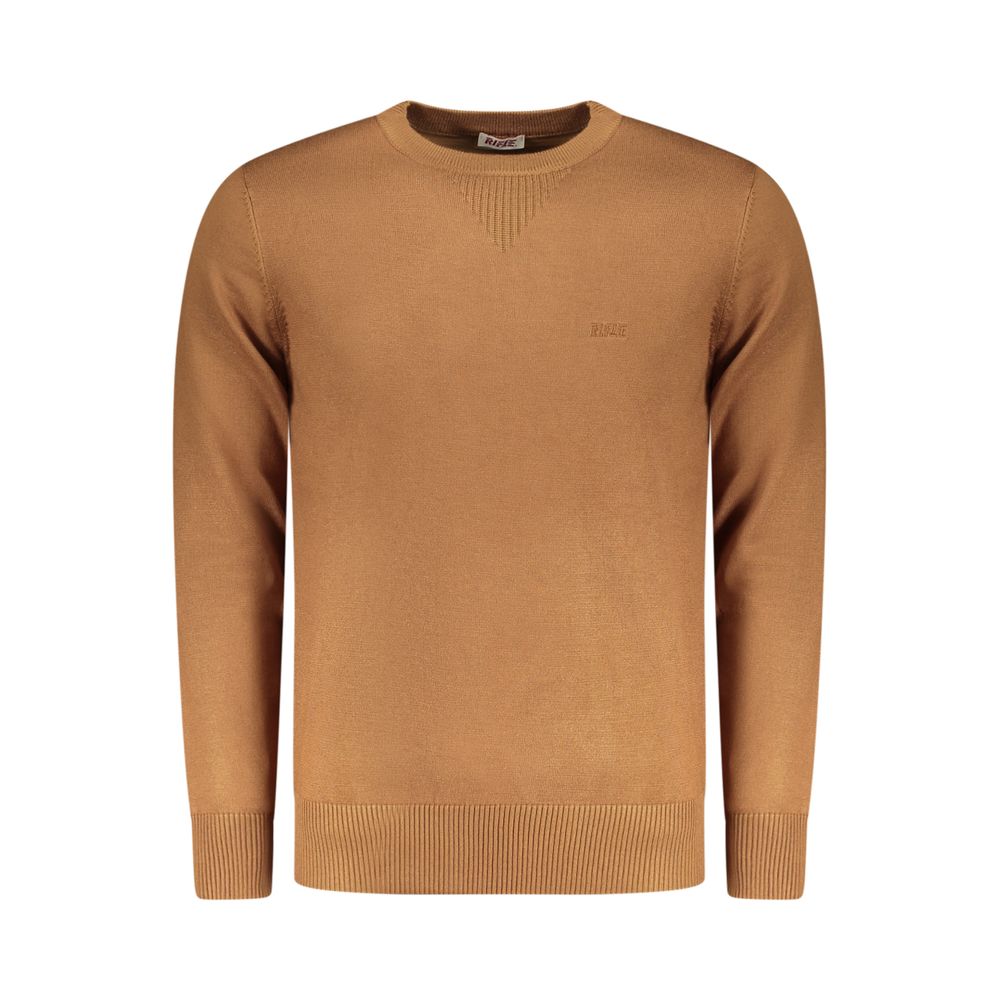 Rifle Marrone Viscosa Men Sweater | Regal Royce