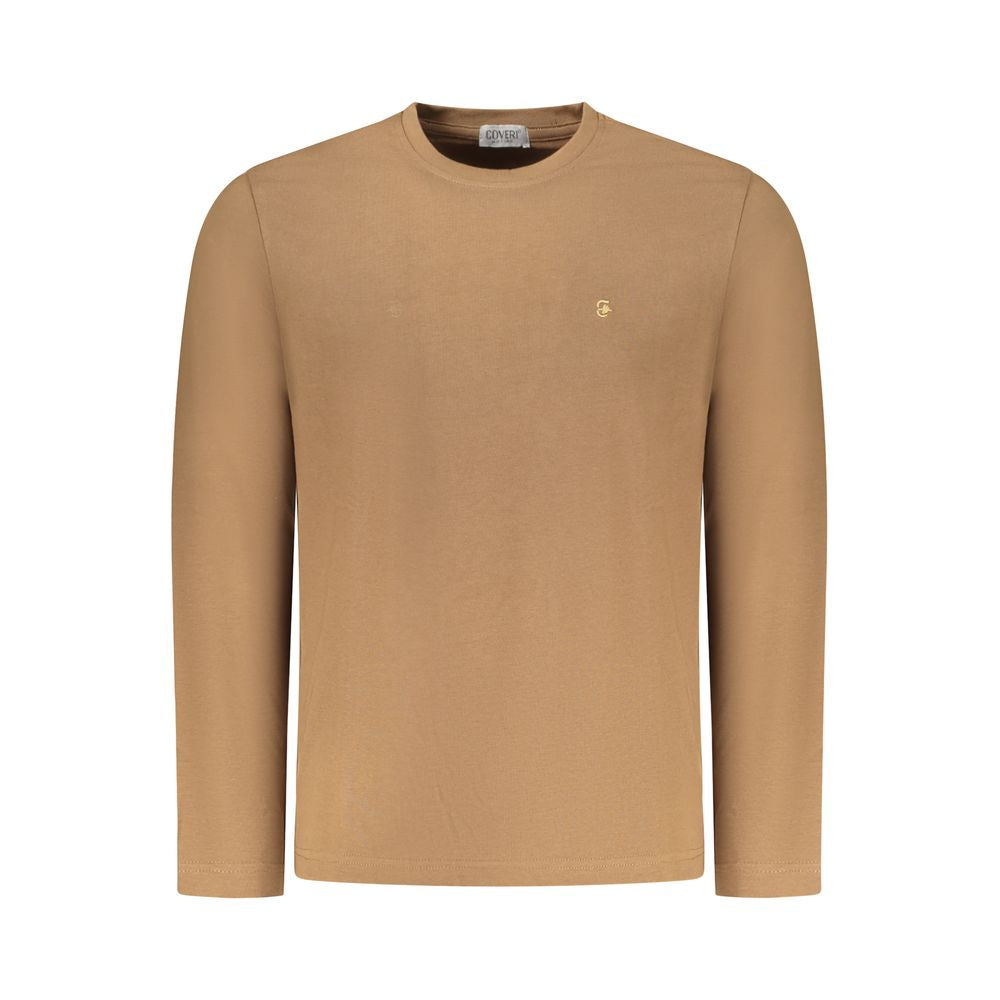 Coveri Moving Marrone Cotton Men T-Shirt | Regal Royce