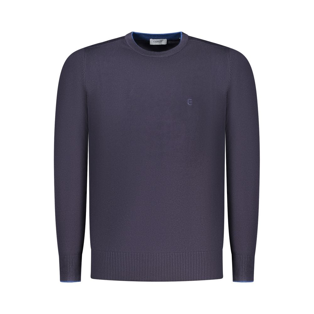 Coveri Moving Blu Viscosa Uomo Maglia | Regal Royce
