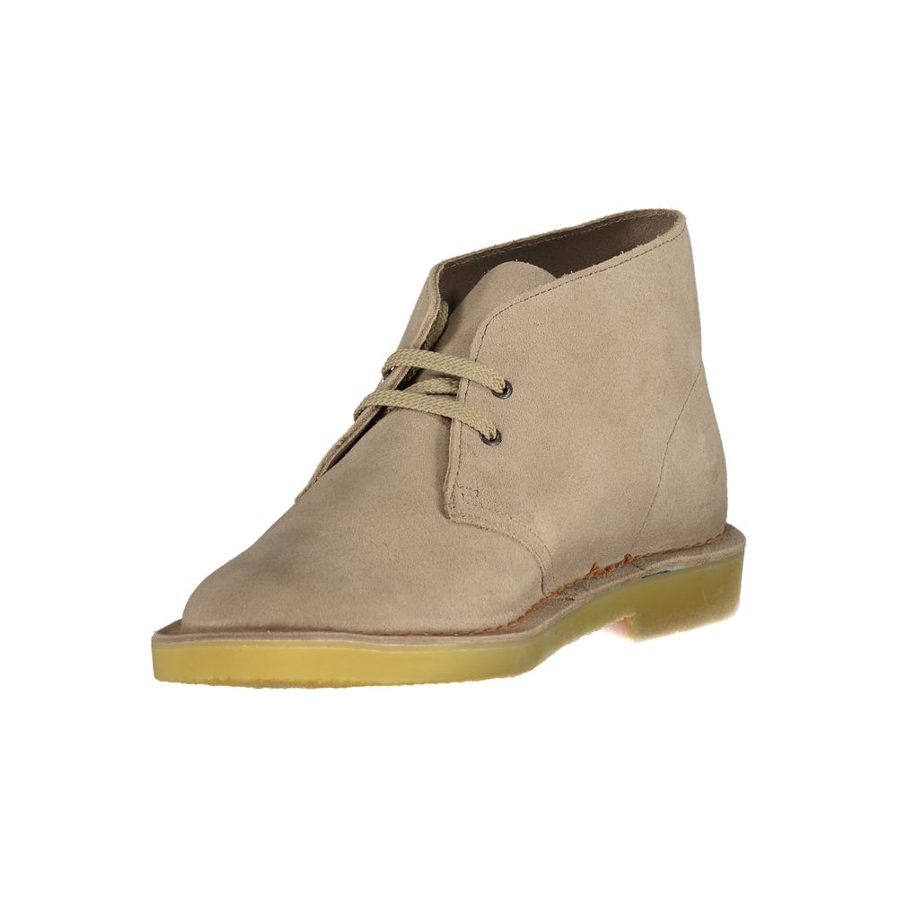 Clarks Beige Leather Mens Boot | Regal Royce