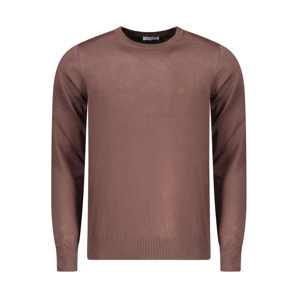 Coveri Moving Marrone Viscosa Mens Sweater | Regal Royce