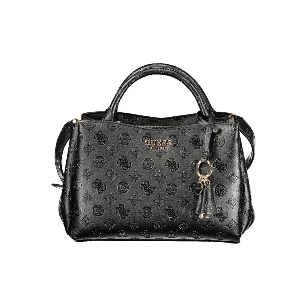 Guess Jeans Nero Poliuretano Women Handbag | Regal Royce