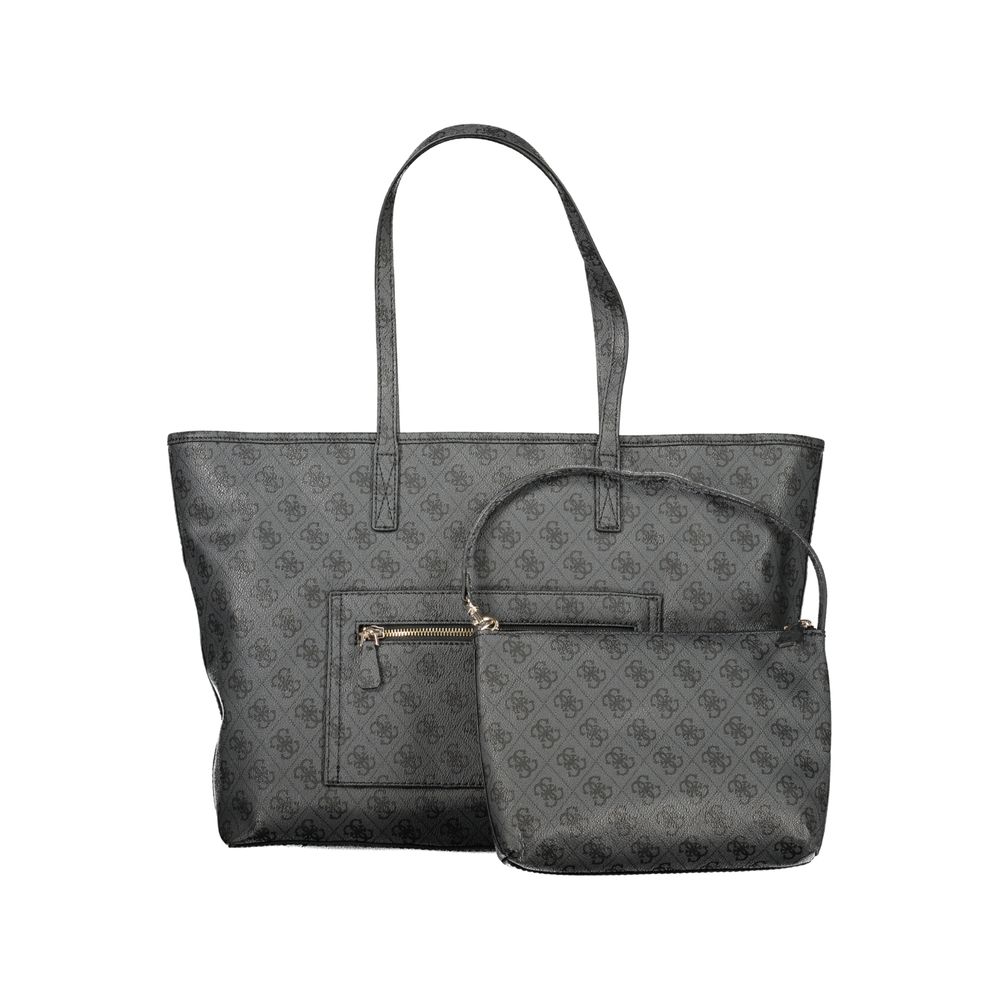 Guess Jeans Grigio Poliuretano Women Handbag | Regal Royce