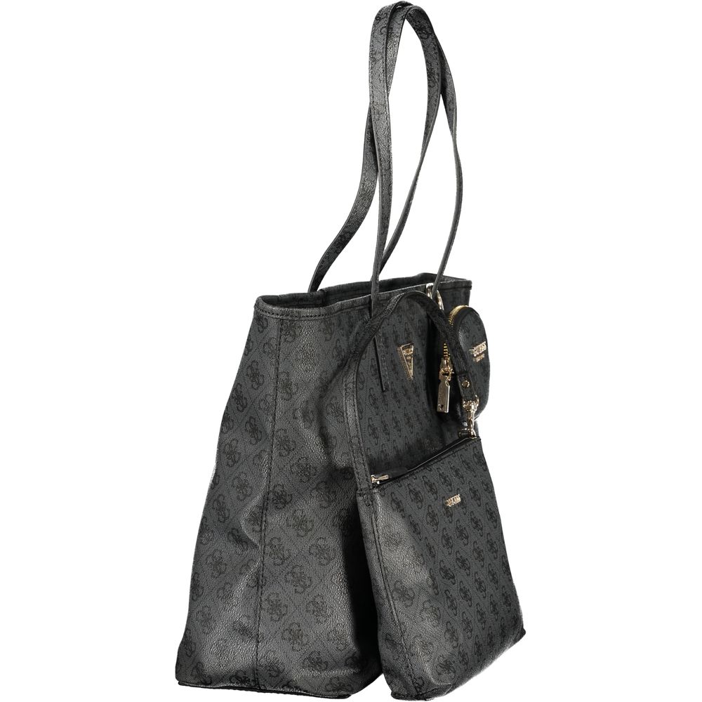 Guess Jeans Grigio Poliuretano Women Handbag | Regal Royce