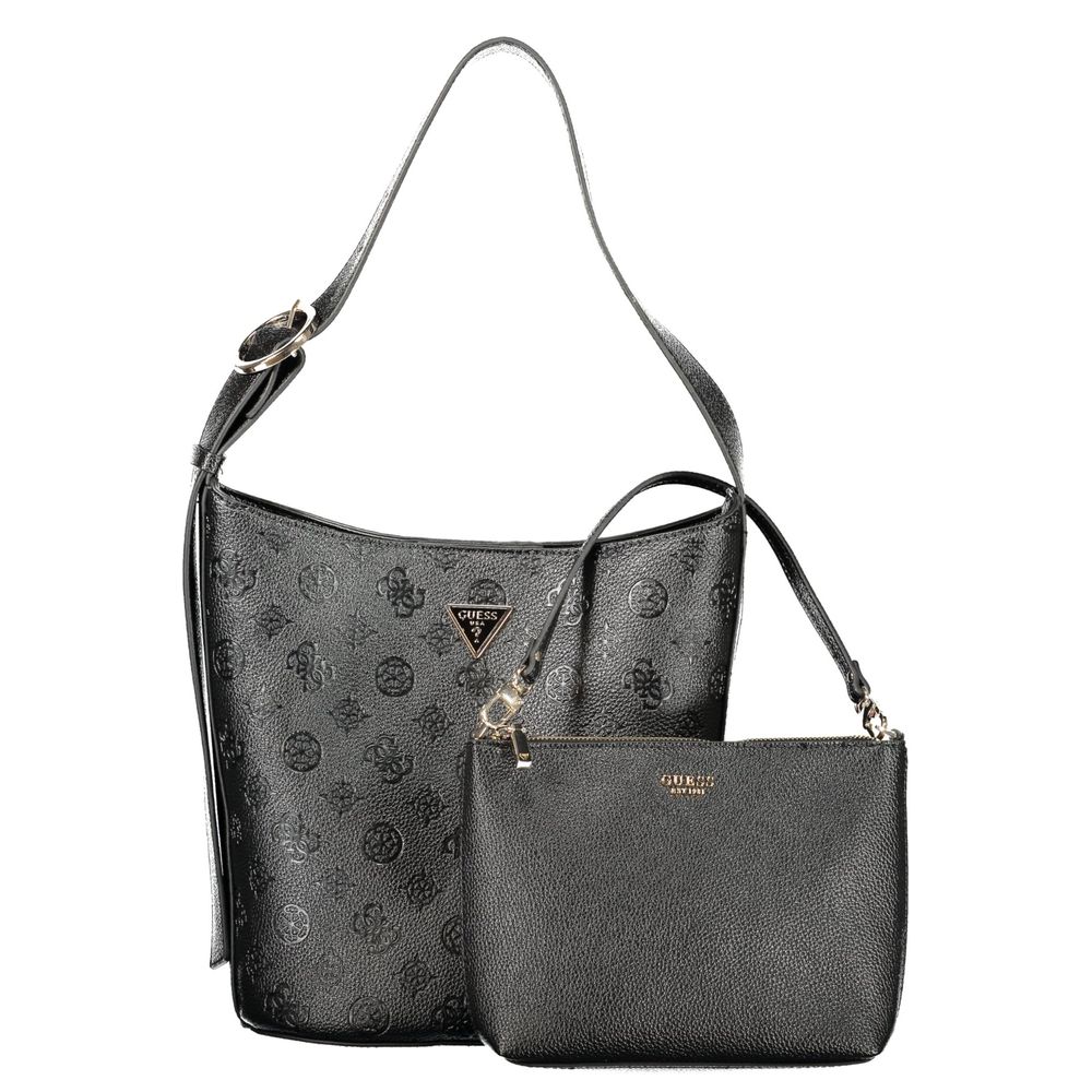 Guess Jeans "Nero Poliuretano Woman Bucket Bag" | Regal Royce