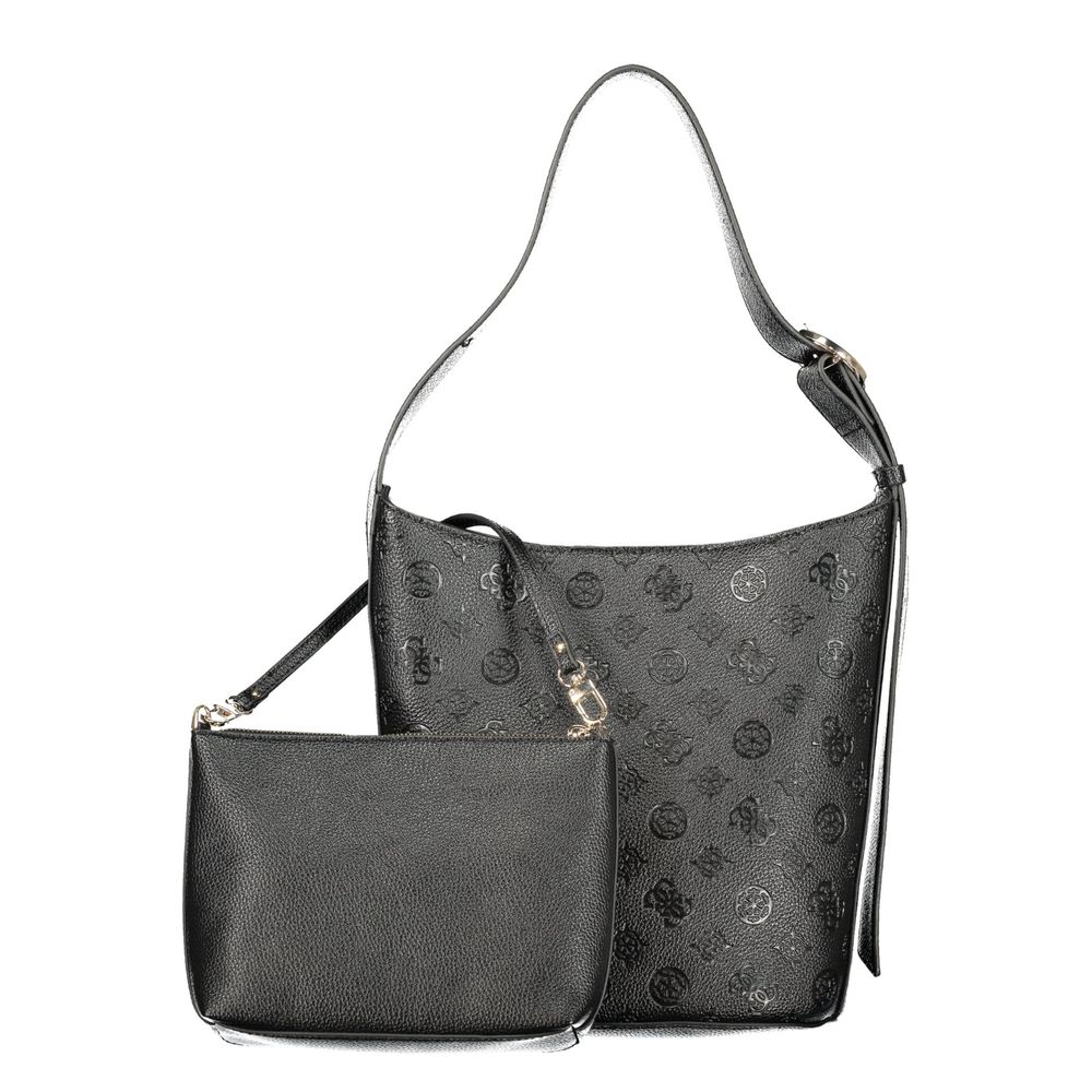 Guess Jeans "Nero Poliuretano Woman Bucket Bag" | Regal Royce