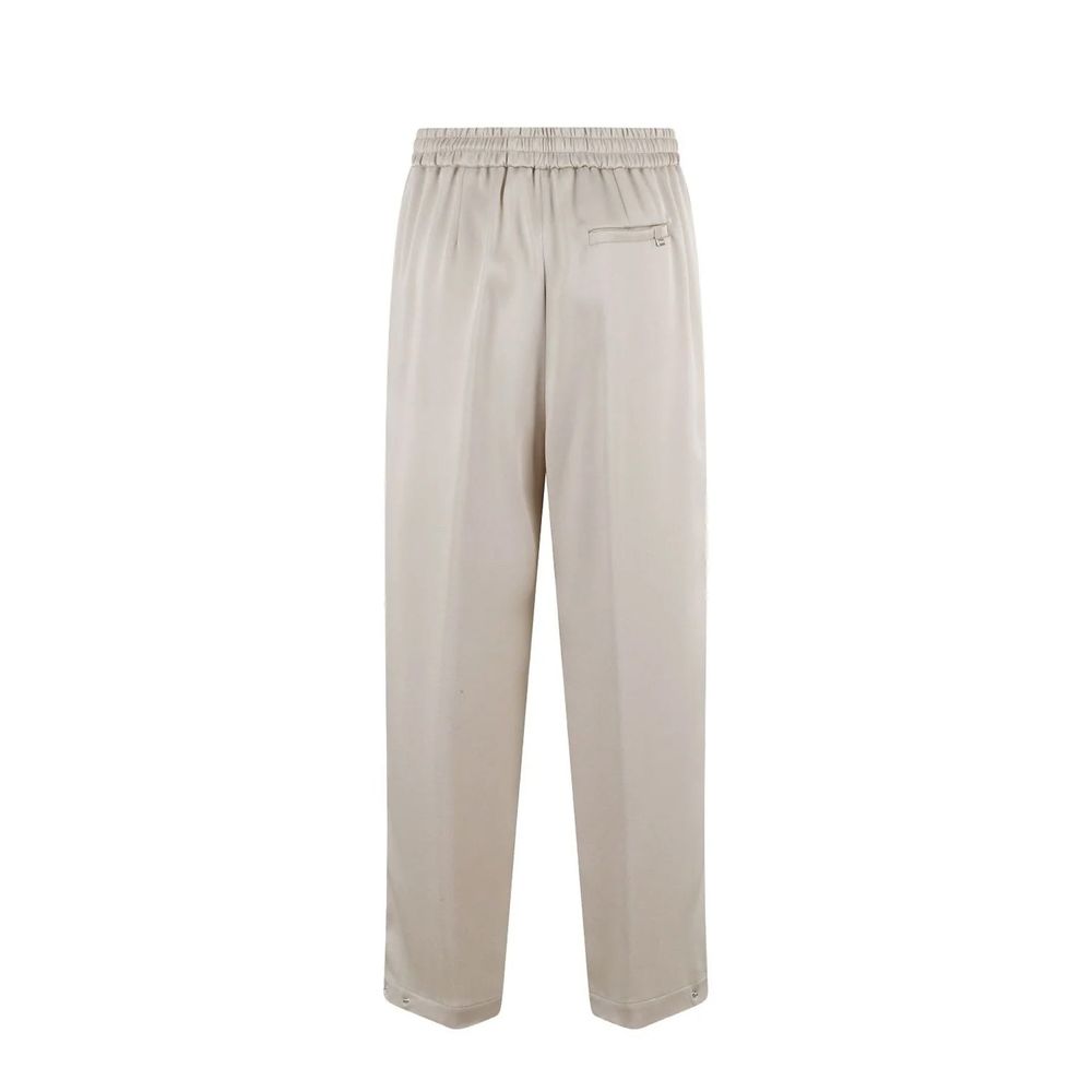 Herno Beige Acetate Casual Pants | Regal Royce