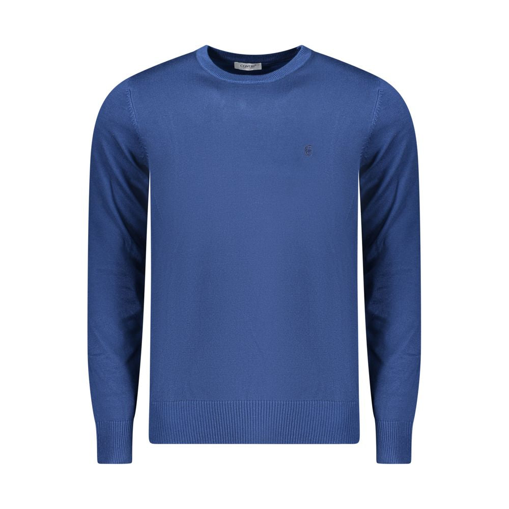 Coveri Moving Blue Viscose Men's Sweater | Regal Royce