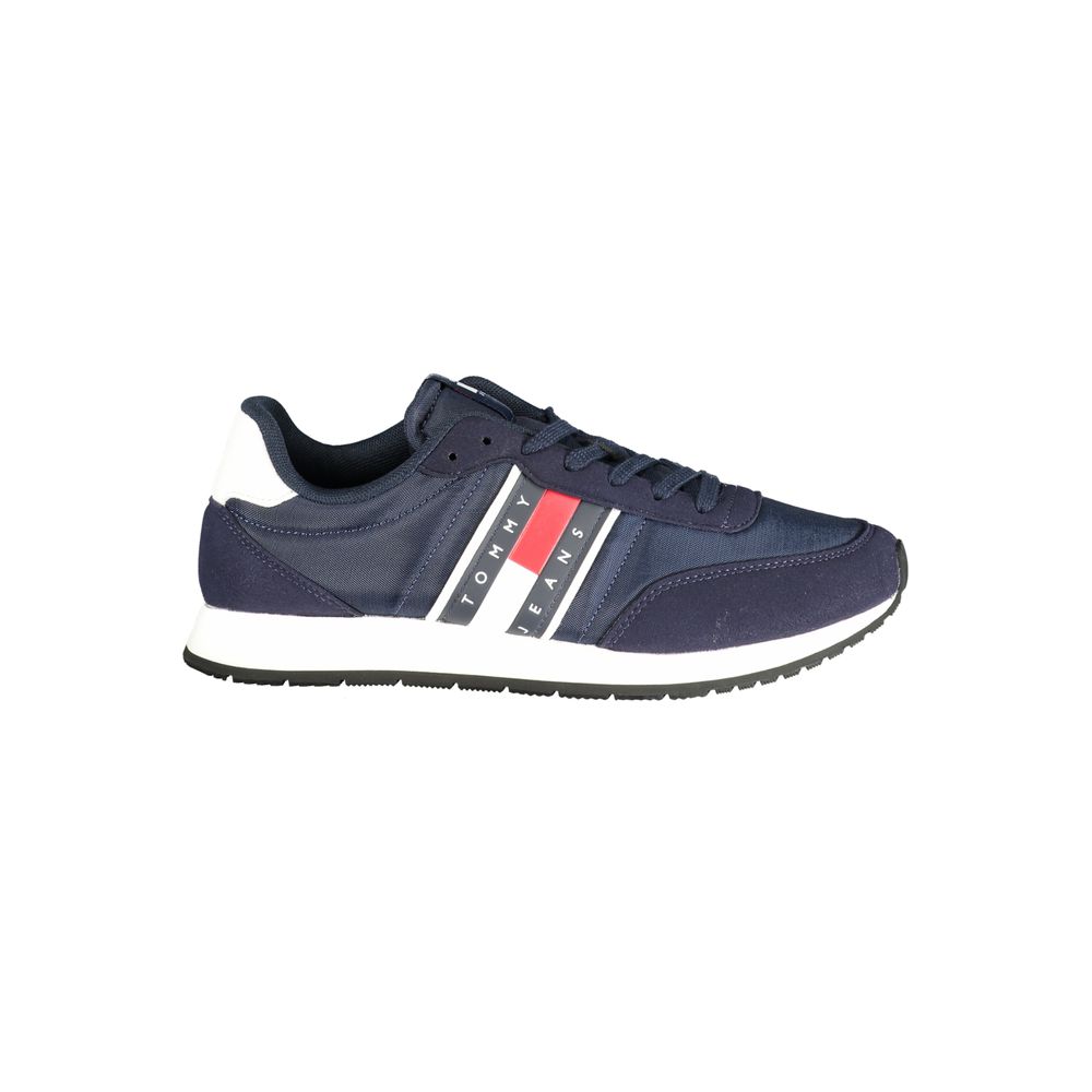 Tommy Hilfiger Blue Polyurethane Men Sneaker | Regal Royce