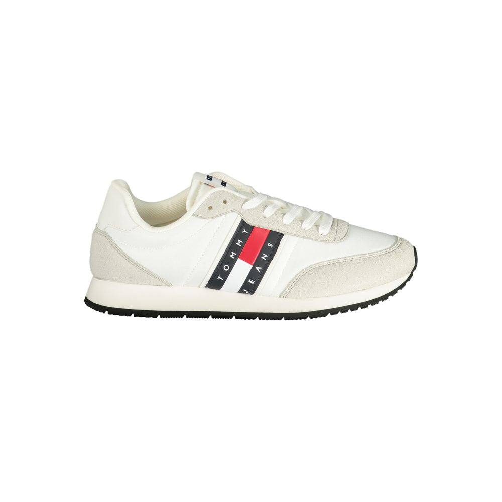 Tommy Hilfiger White Polyurethane Men Sneaker | Regal Royce