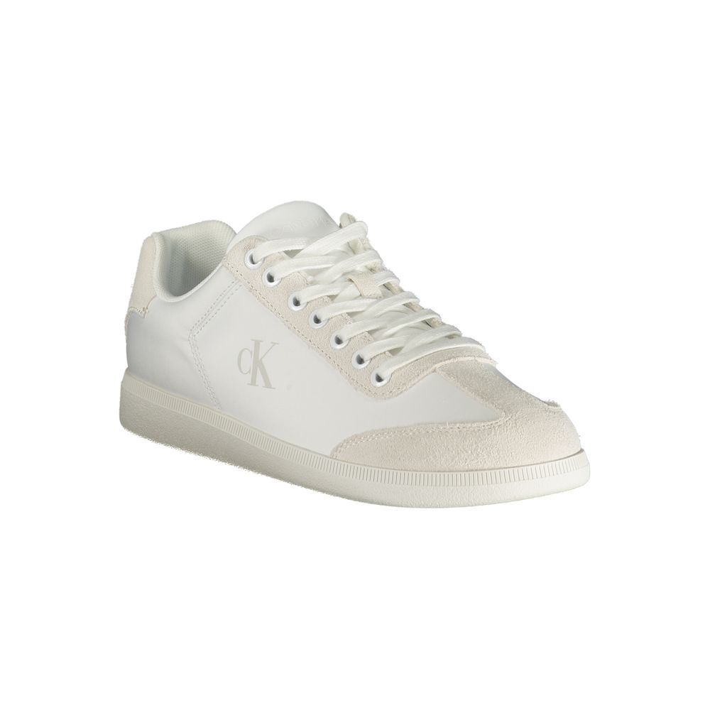 Calvin Klein White Polyester Men's Sneaker | Regal Royce
