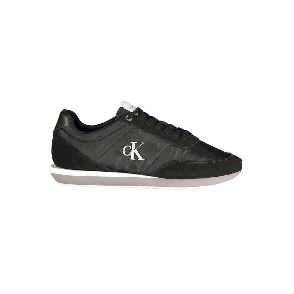 Calvin Klein Black Polyester Men Sneaker | Regal Royce