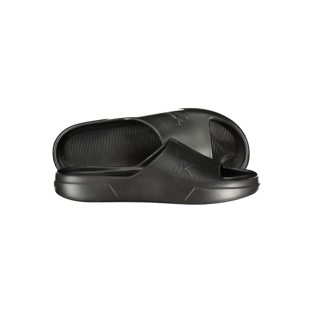 Calvin Klein Nero Polyurethane Mens Slipper | Regal Royce