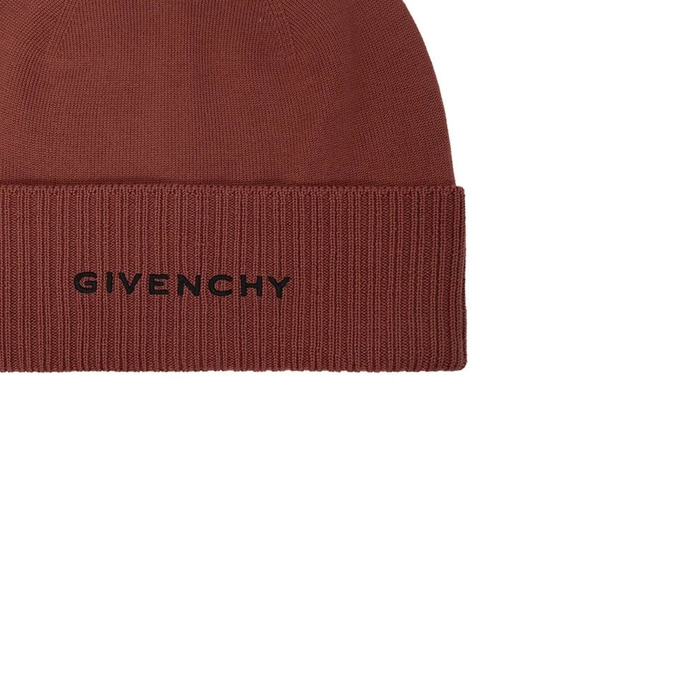 Givenchy Brown Wool Beanie | Regal Royce