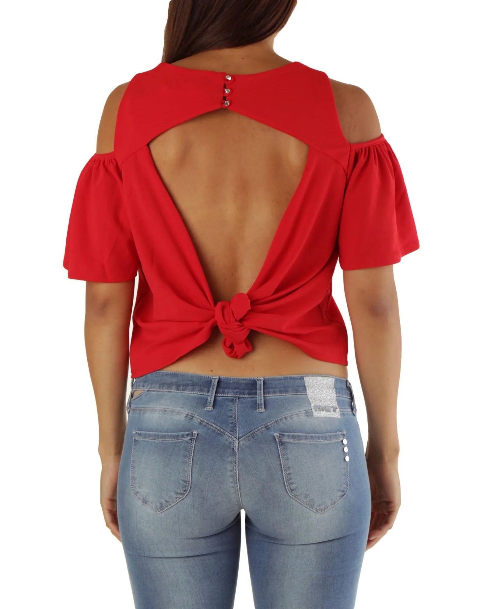 Met Multicolor Polyester Blouse | Regal Royce