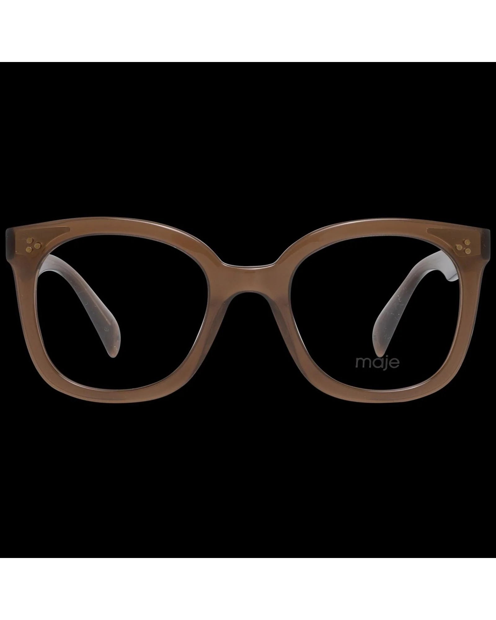 Maje Brown Plastic Glasses (Frames) | Regal Royce