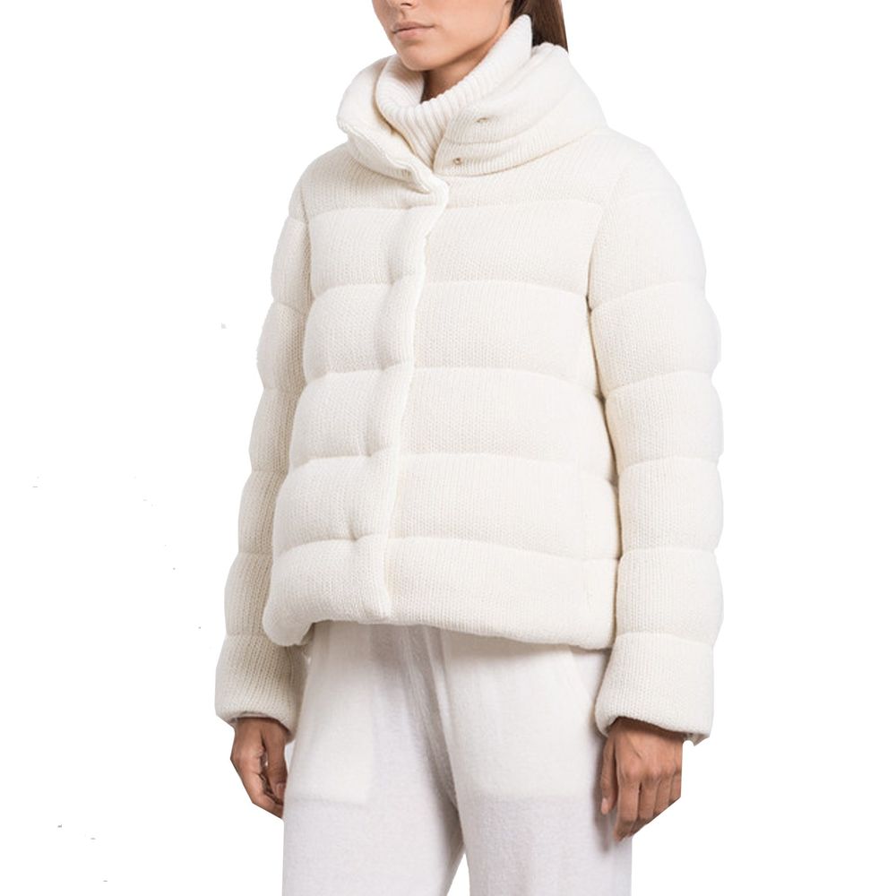 Herno White Fibers Coat | Regal Royce