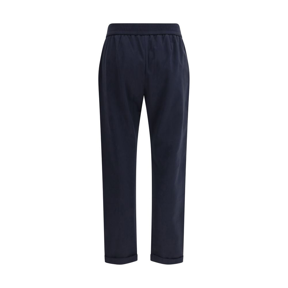 Brunello Cucinelli Blue Cotton Joggers (Workout Pants) | Regal Royce