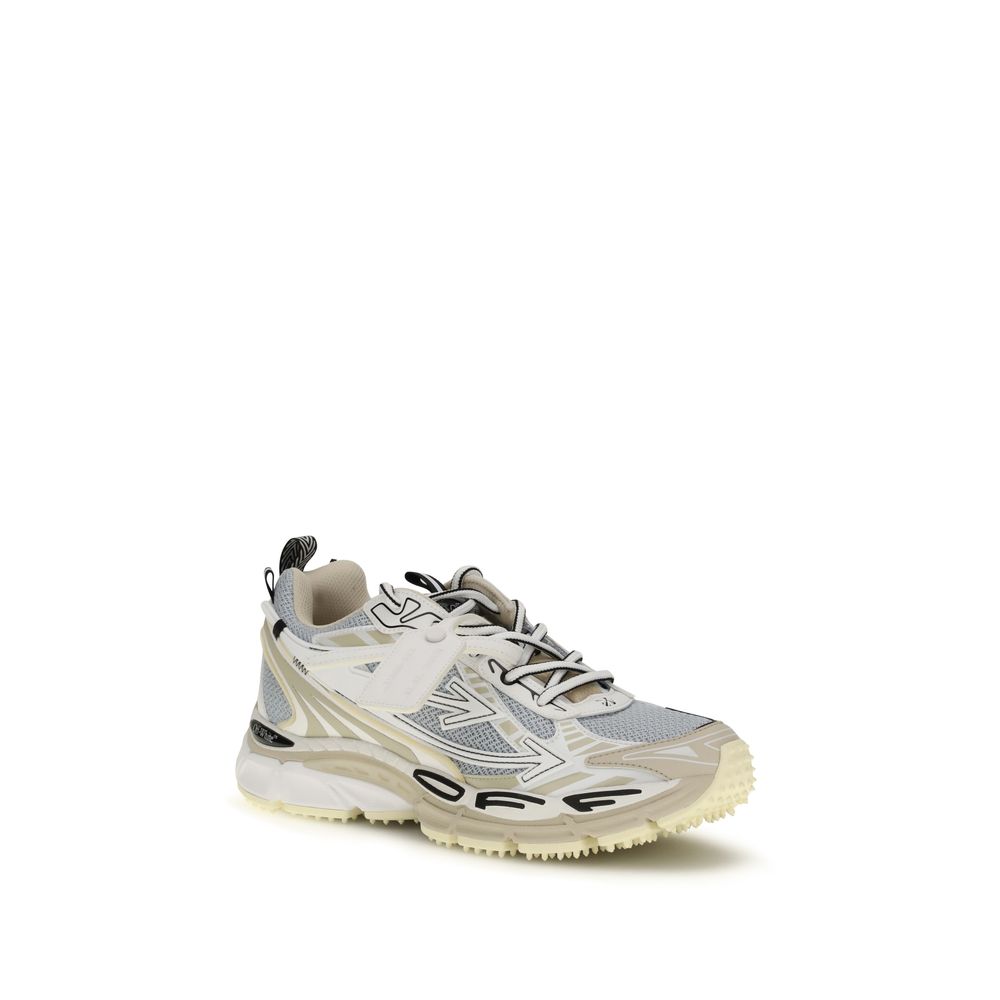 Off-White Gray Rubber Athletic Sneakers | Regal Royce